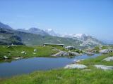 Hintergrund Mitte Tödi - Vordergund Seeli bei Leglerhütte