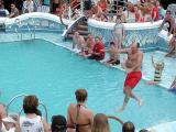 Spinning backward entry in the Fly, Flop & Fly Contest
