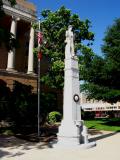 Confederate Memorial In Front Of The Williamson County Courthouse