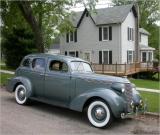 In front of car's home from 1937-1971 (garage no longer there)