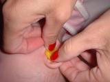 DO NOT INSERT IN EAR CANAL. Silicone Ear Plugs are safe when used as instructed. Keep away from infants. If swallowed, the plugs are non-toxic, but may interfere with breathing if caught in windpipes. Do not spread silicone plugs too thin. Avoid contact with hair and oil based lotions.