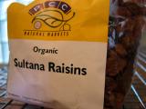 Golden raisins
