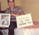 Jim Leonard of the State Champions and stat champion Hillsboro Burros swimteam