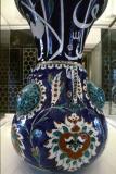 Mosque lamp in polychrome