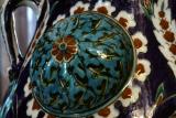 Mosque lamp in polychrome detail