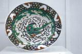 Plate with bird