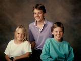 James at back, Rachel and Michael - 1989