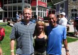 Surrounded by friends: KeithCallaway (WS'04 ) and Glenn Tachiyama (from Scott Jurek's crew)