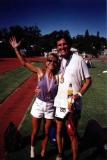 One of the nicest people in the world -- Rob Apple at the finish of WS '03