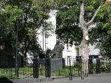 Tweed Court with Horace Greeley Statue