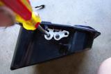 Remove the old hardware off the glove box