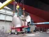 Fitting the propeller blade