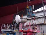 Fitting the propller blade on the CPP hub
