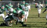 Vinnie Pettinato tackling the RB