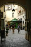 Small passageway next to the Michaelerkirche