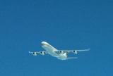 Gulf Air A340-300 over the Bay of Bengal
