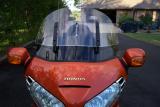 Windsheild in up position