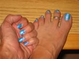 nails on the beach