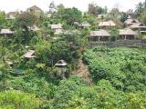Ubud, walk (hotels on other side of ridge)