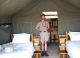 The inside view of our tent