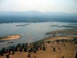 Flying over the Luangwa to our next camp