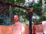 So fantastic to shower outdoors