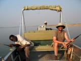Fishing (for tiger fish)