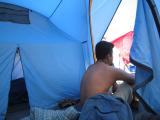 Niladri in the Club Tent