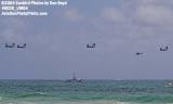 USMC CH-46E Sea Knights and Super Cobra military aviation air show stock photo #0020
