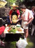 Steve Marler and Colleen Cannon prep ingredients for chili