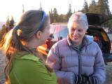 Leah chats with Brandon's Mom, Carolyn