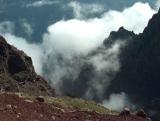 Above the clouds.