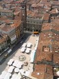 Piazza Erbe from the Torre dei Lamberti