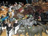 Toys lining up for the ark