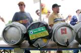 Lining up for cask ales