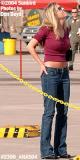 Fine young lady at the 2004 Aviation Nation practice air show photo #2308