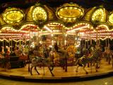 Jackie has the carousel to herself
