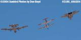 USAF Heritage Flight at the 2004 Aviation Nation Air Show stock photo #2186