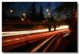 Bumper to Bumper Traffic Interstate 5 view from Old Sac