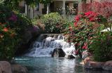 Mauritius - Pool Waterfall (Hilton)