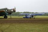 Junker 52 et Piper Cub