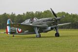 Morane-Saulnier 406 après l'atterrissage