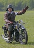 Une Terrot 350 HSST de 1930, une autre moto de la collection de Jean CAILLOU qui la pilotait lors de ce meeting