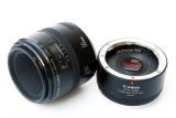 Canon Compact-Macro EF 50mm f/2.5 with Life Size Adapter