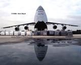 1998 - Heavylift An-124-100 loading cargo at Miami aviation cargo airline stock photo #EU9803