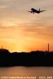 U S Airways A321-211 N184US approach at sunset aviation stock photo #2372