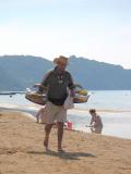 the melon grape and doughnut man Corfu