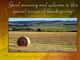 'Welcome' slide from the new Harvest series