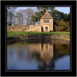 Moat pool, Great Chalfield, Wiltshire