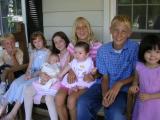 They're growing. Eight grandkids